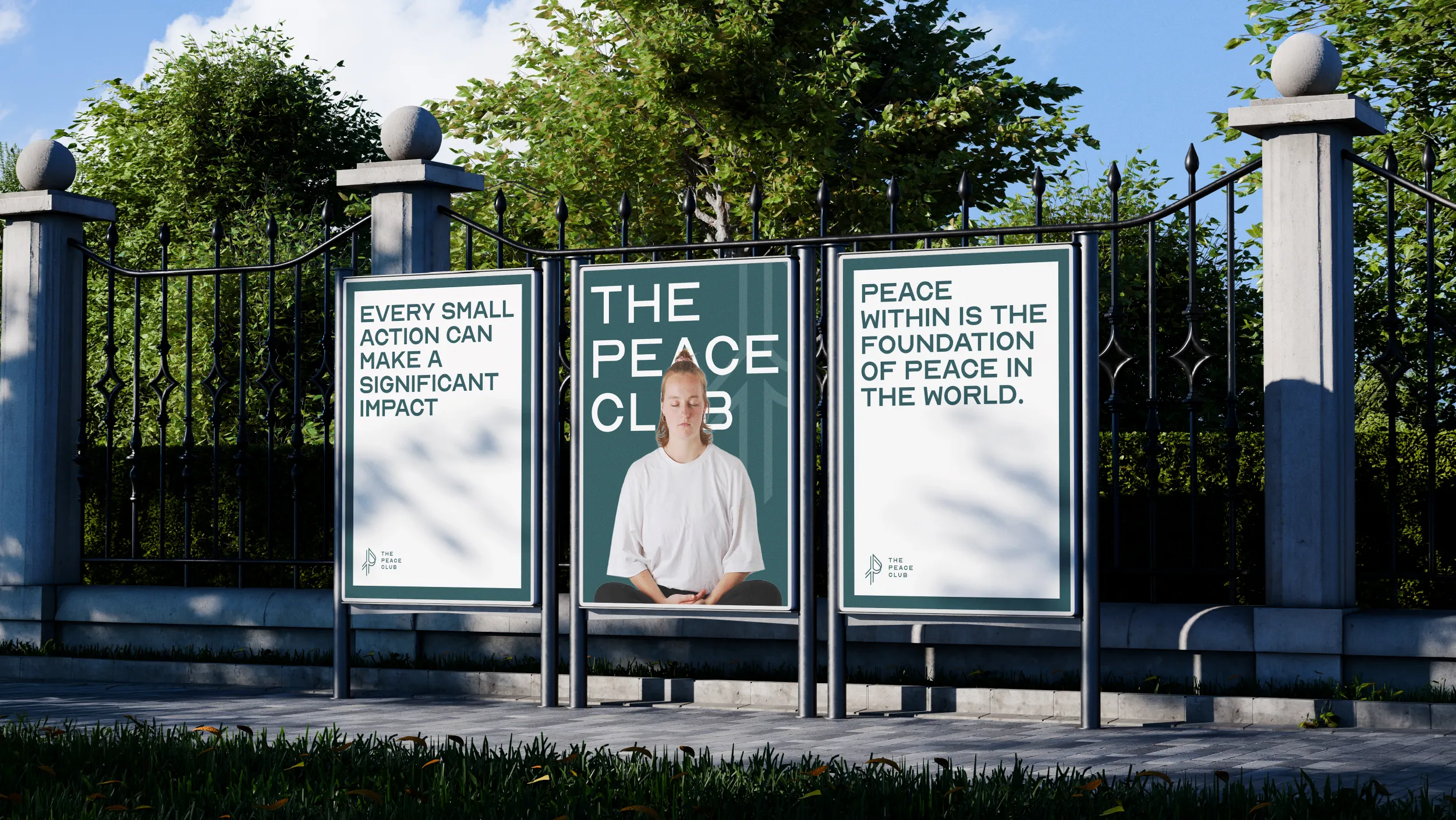 The Peace Club brand identity website Dunedin New Zealand - Designed by POV NZ www.pov.nz