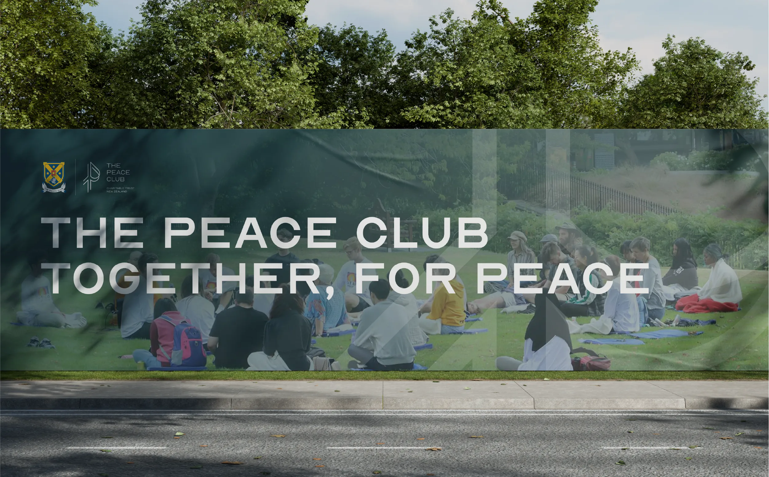 The Peace Club brand identity website Dunedin New Zealand - Designed by POV NZ www.pov.nz
