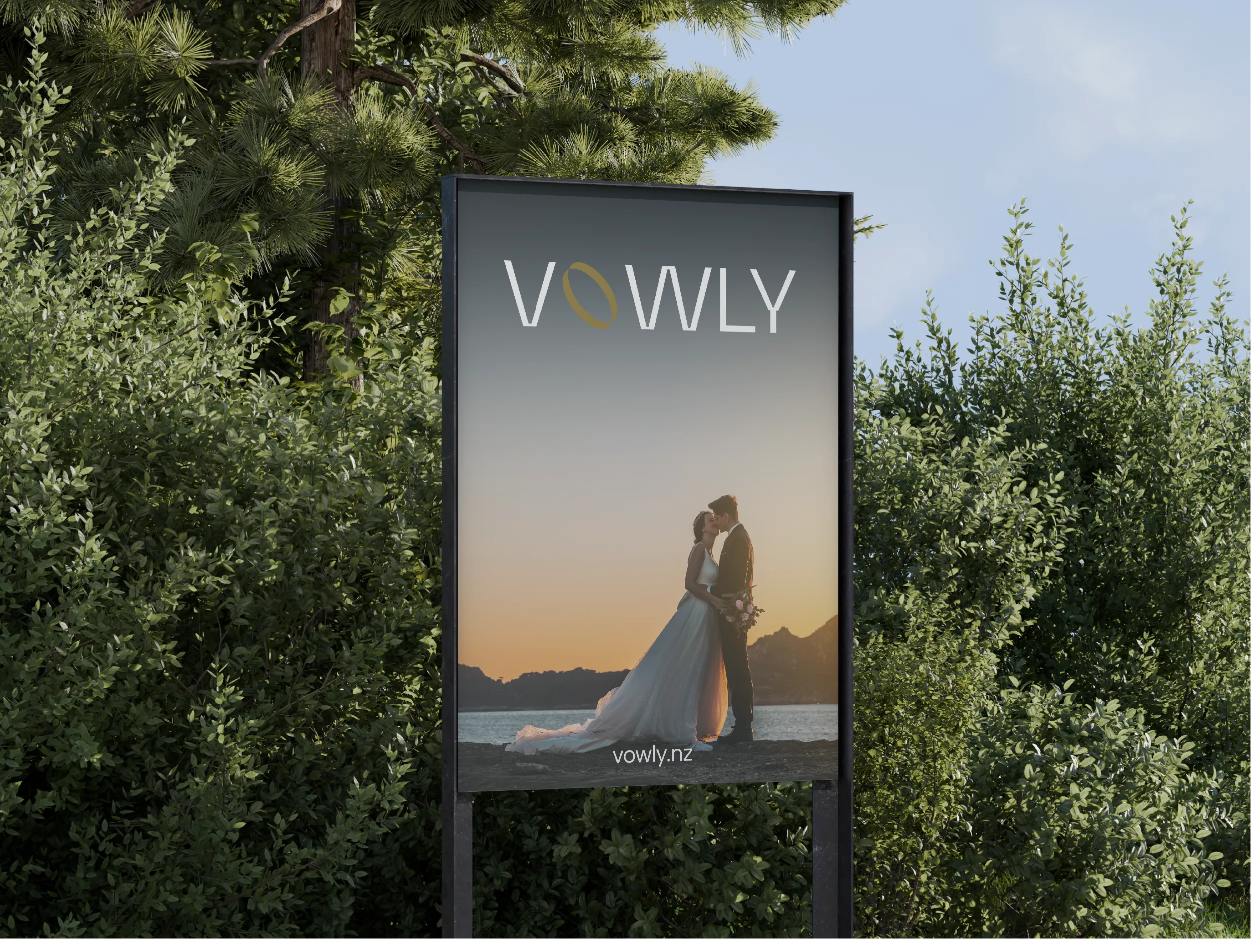 A new brand identity and visual system for a New Zealand wedding photography and film studio built on honesty. Designed by POV - www.pov.nz
