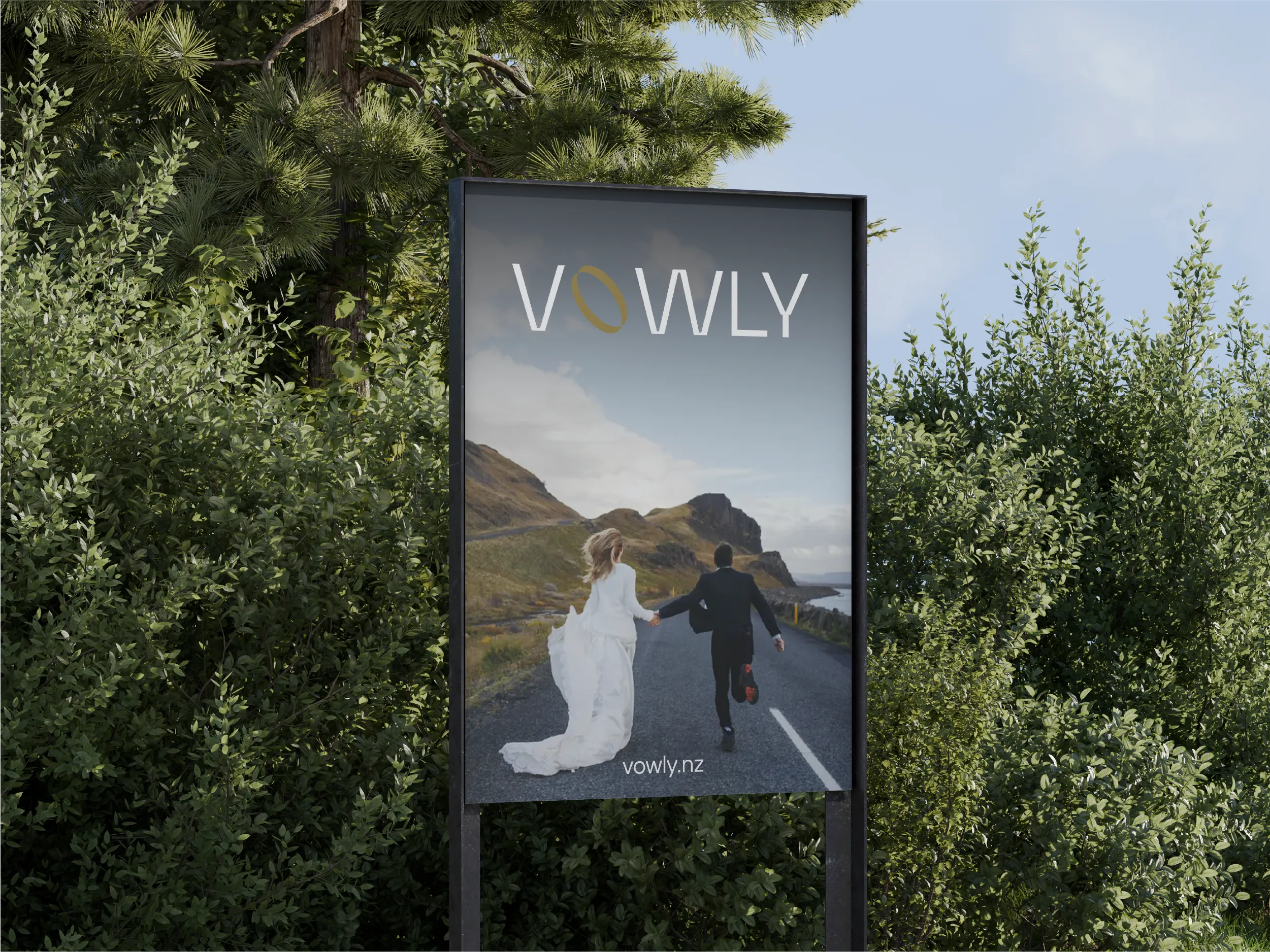 A new brand identity and visual system for a New Zealand wedding photography and film studio built on honesty. Designed by POV - www.pov.nz