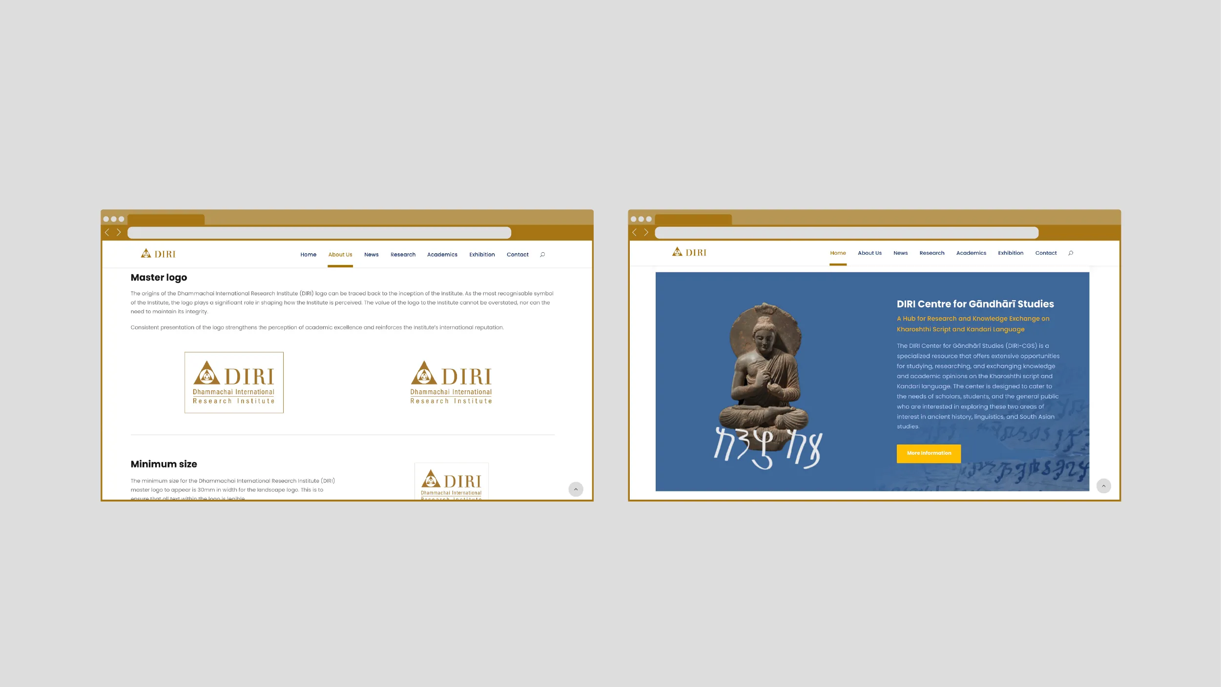 Brand identity, visual system, and website for an ancient manuscript research institute partnering with the University of Otago and the University of Oxford. POV NZ (www.pov.nz)