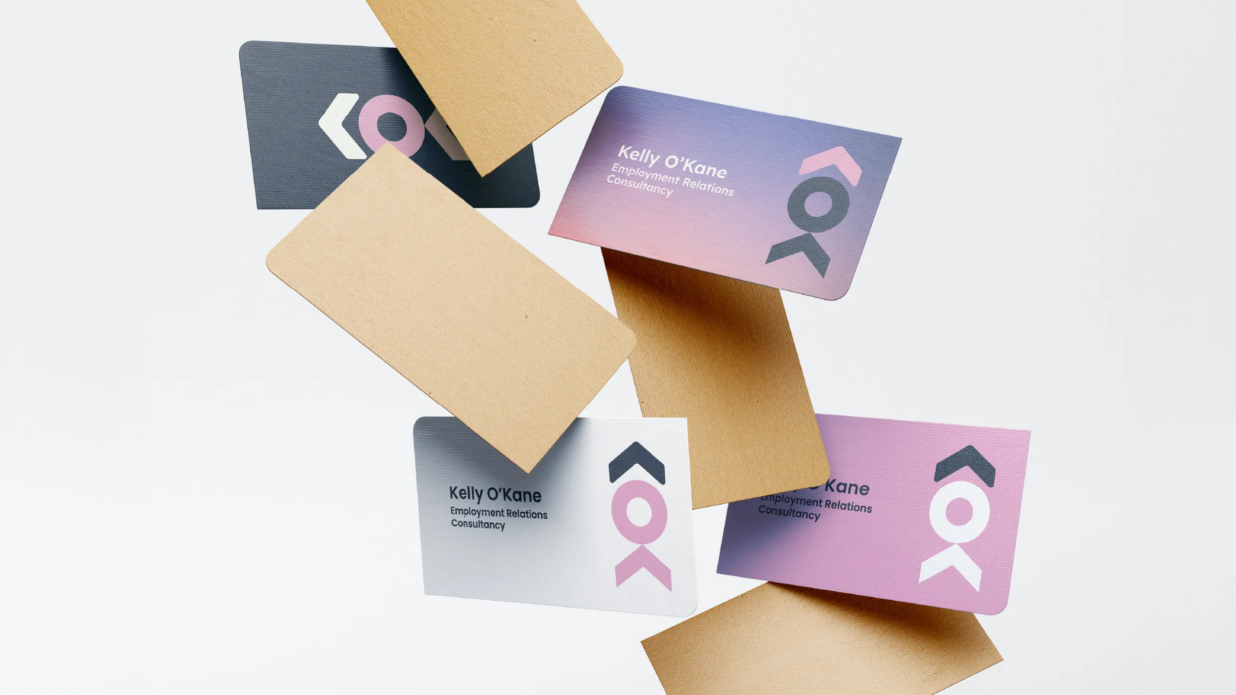 KOK Consultancy Brand Identity and Visual Identity | POV Creative Agency Meta Description: POV created the brand identity and visual identity for KOK Consultancy Limited, Kelly O'Kane's employment relations practice. A modern, purposeful mark paired with a palette of dark blue and orchid pink. Designed by POV NZ (www.pov.nz)