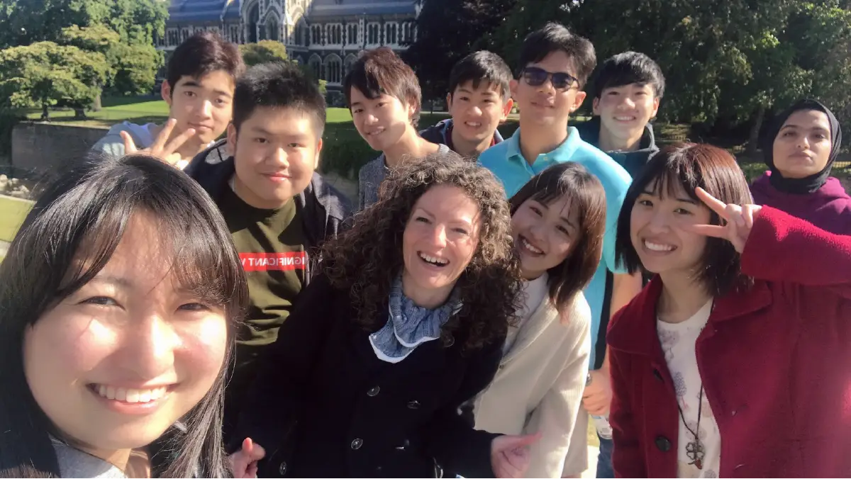Best Uthakhamkong celebrating a Best Student achievement at the University of Otago, Dunedin.