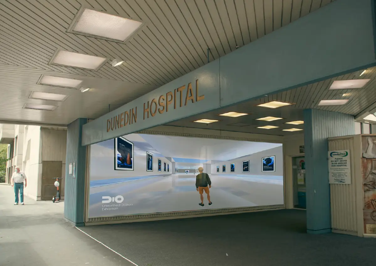 Best Uthakhamkong at the New Dunedin Hospital construction site or project presentation.